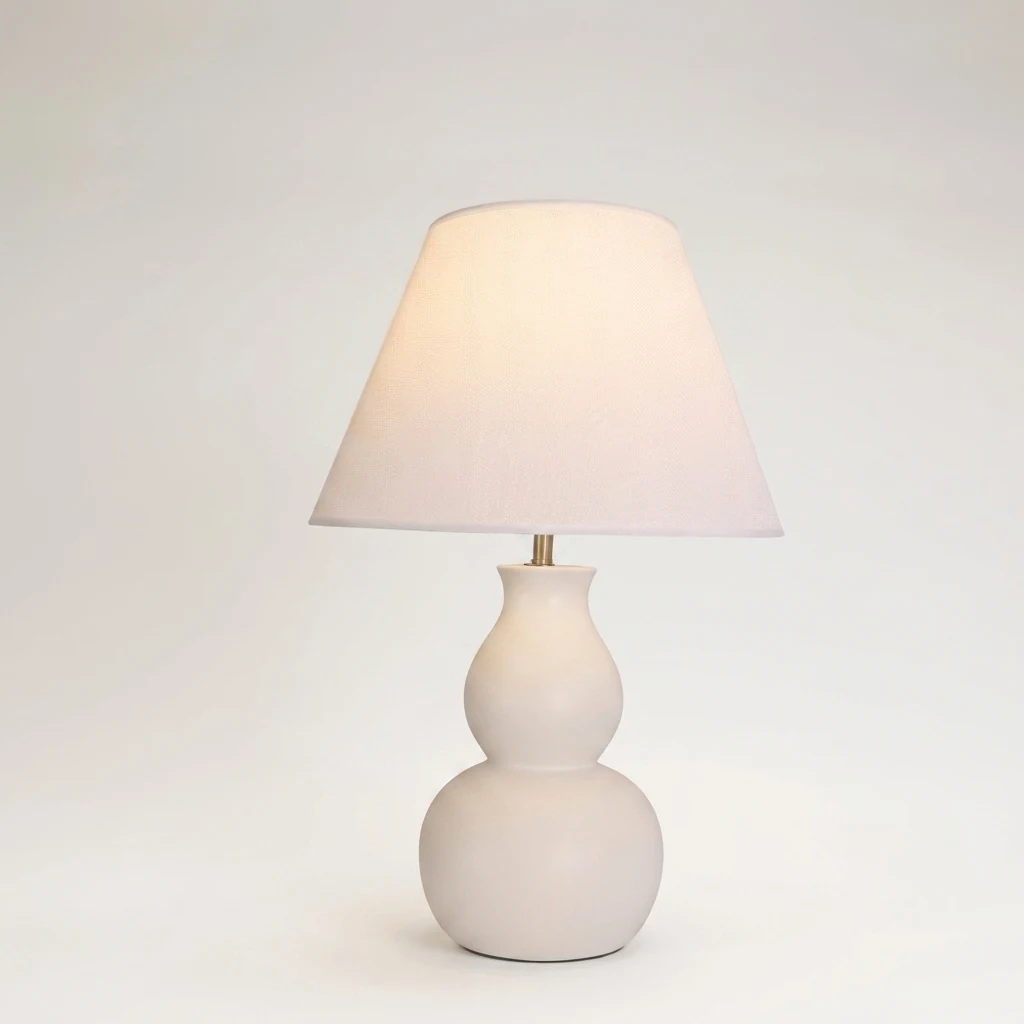 Minimalist Ceramic Accent Table Lamp