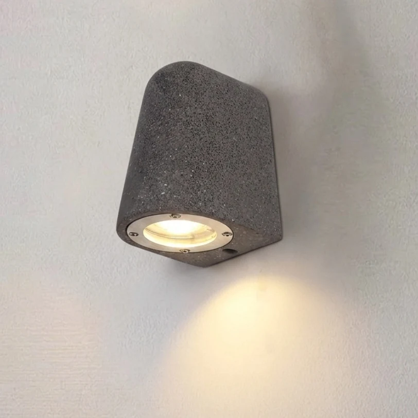 Custom PlasterConcrete Downlight Sconce