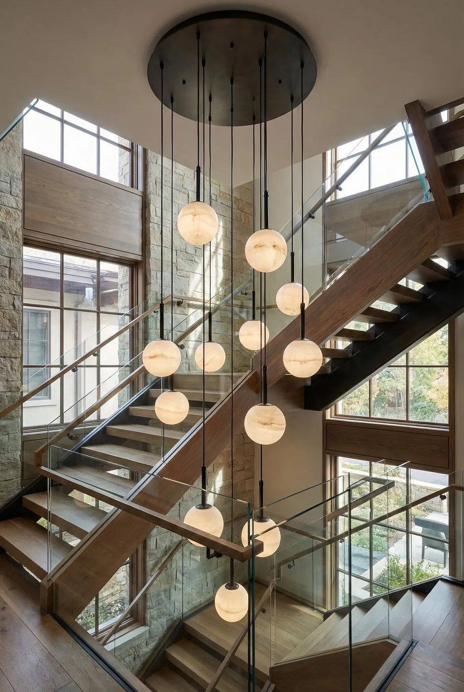 Luxury Alabaster & Custom Art Chandelier for Selected Market 5 Star Hotel & Villa Projects