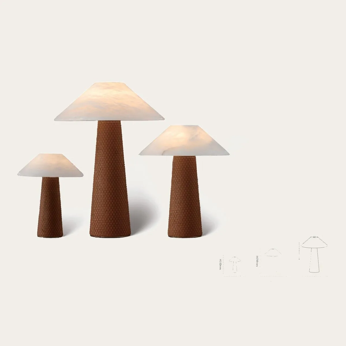 SinWay T6566A-1S-V20 &middot; Natural Marble Lamp