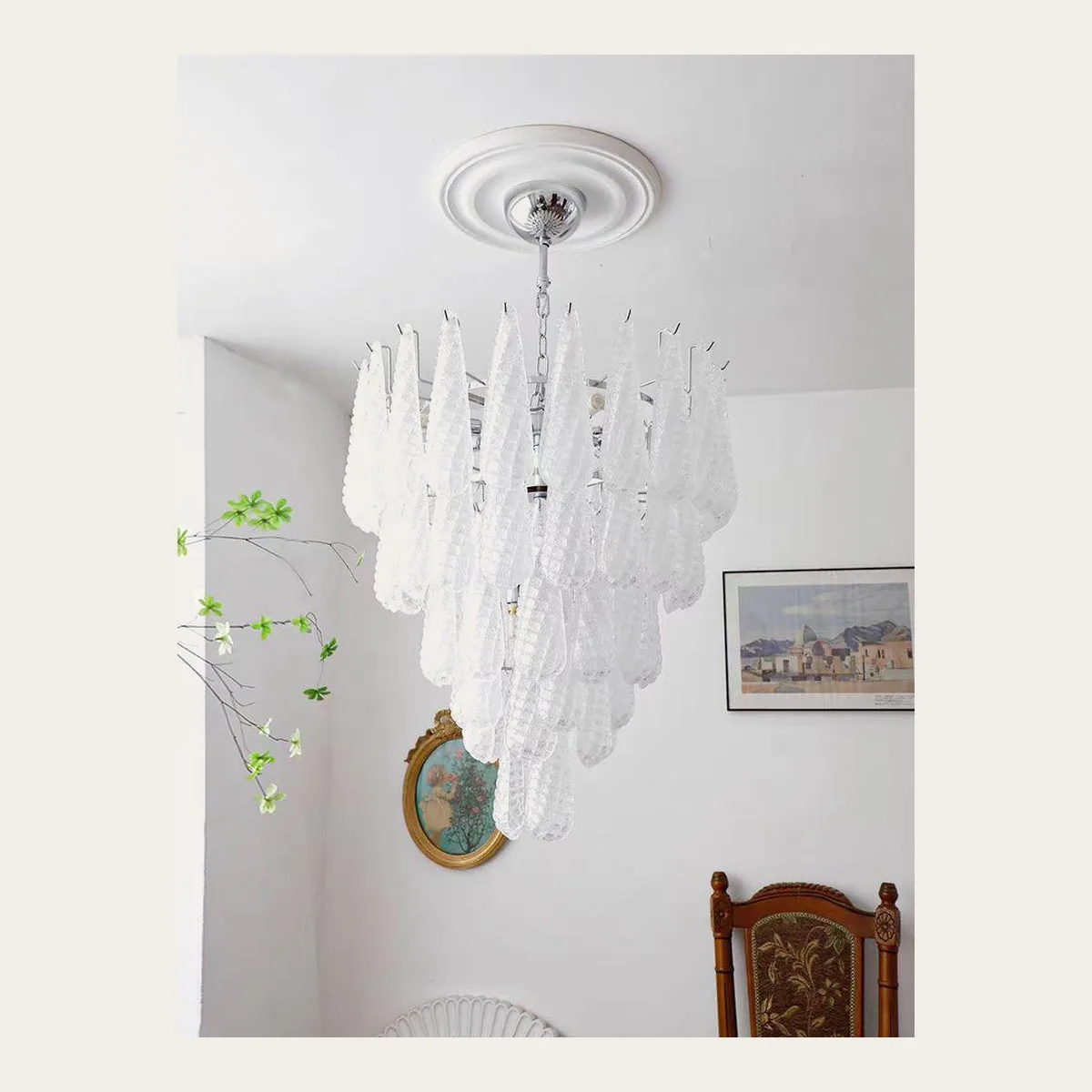 SinWay sinway-murano-010 &middot; Murano Style Crystal Pendant Lamp