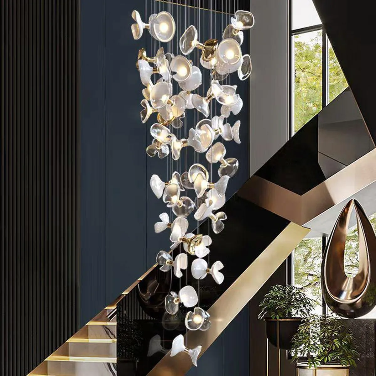 SinWay sinway-murano-103 &middot; Murano Style Crystal Pendant Lamp