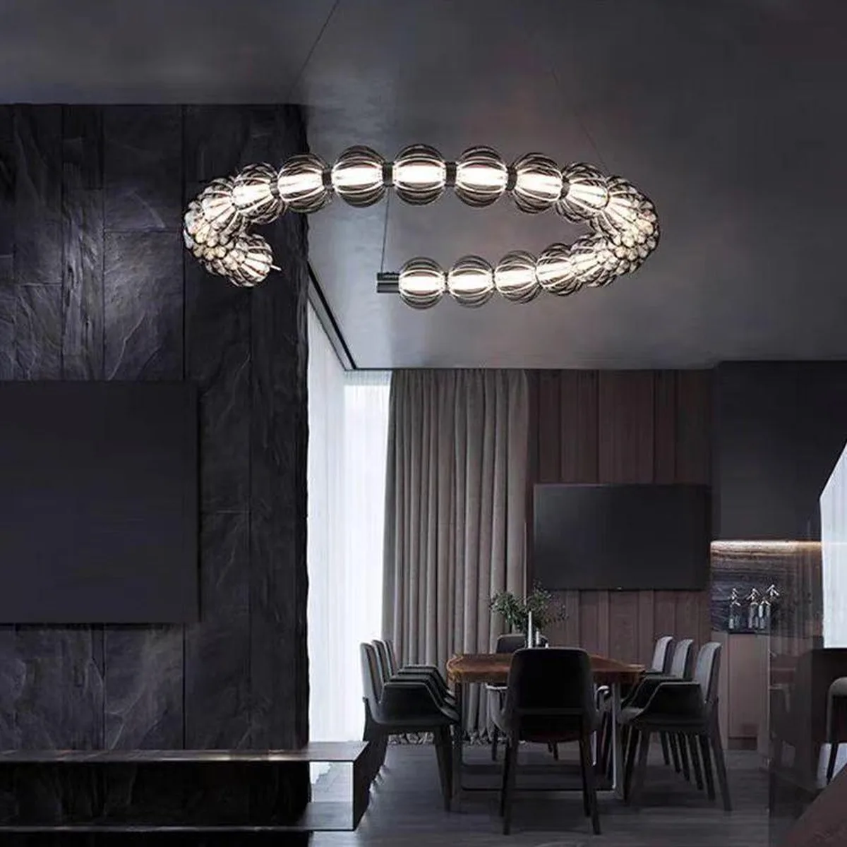 SinWay sinway-murano-066 &middot; Murano Style Crystal Pendant Lamp