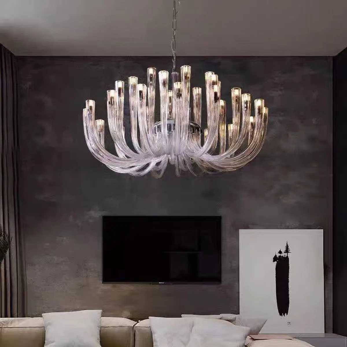 SinWay sinway-murano-101 &middot; Murano Style Crystal Pendant Lamp