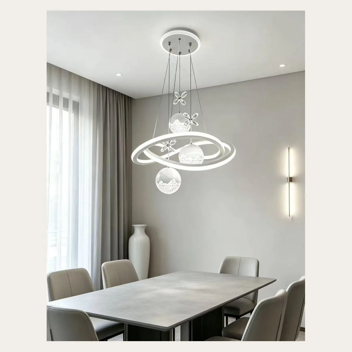 SinWay sinway-alu-pendant-041 &middot; Aluminum & Acrylic Pendant Lamp