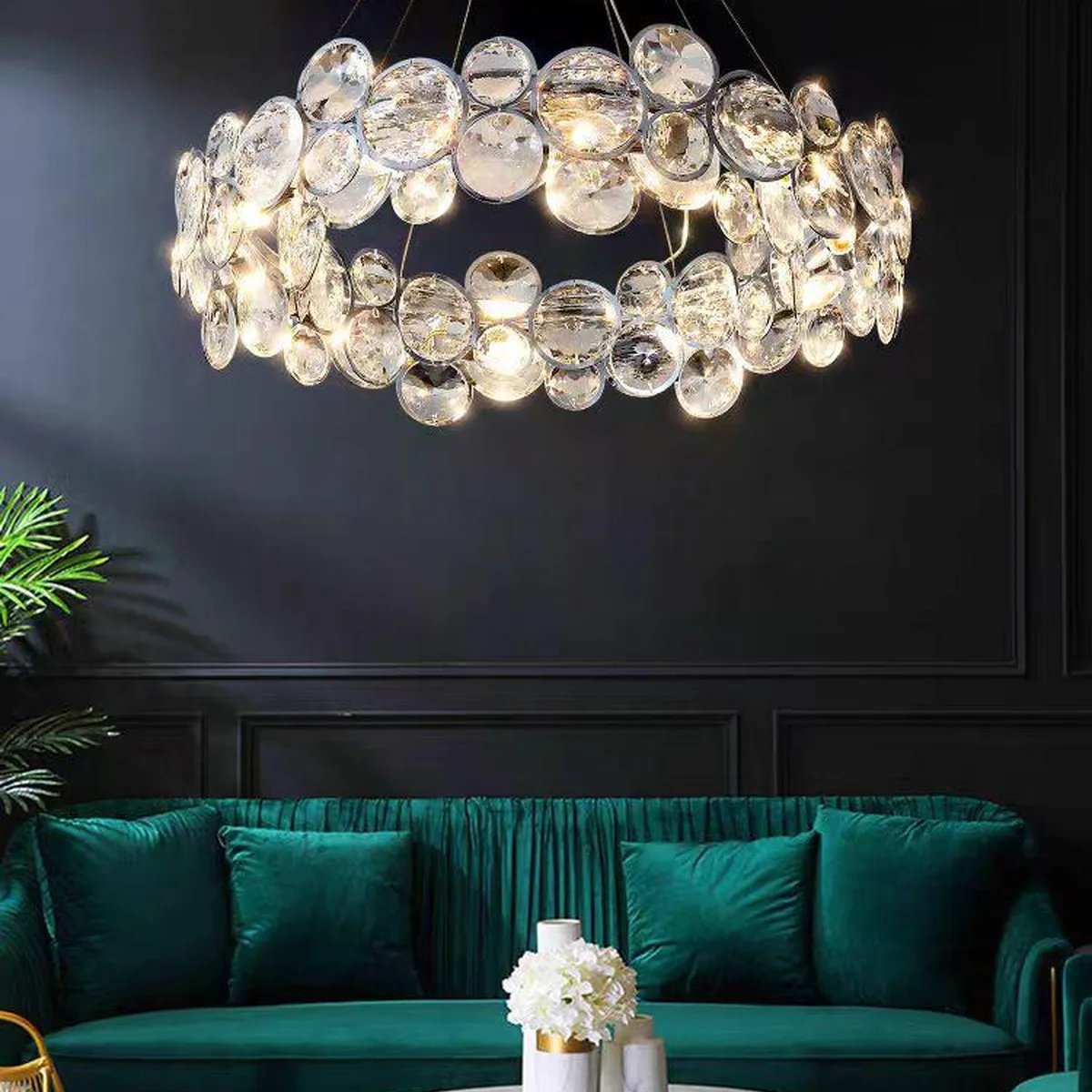 SinWay sinway-murano-060 &middot; Murano Style Crystal Pendant Lamp