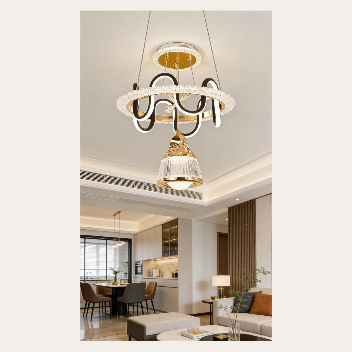 SinWay sinway-alu-pendant-009 &middot; Aluminum & Acrylic Pendant Lamp