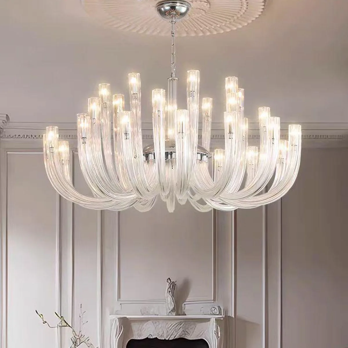 SinWay sinway-murano-099 &middot; Murano Style Crystal Pendant Lamp