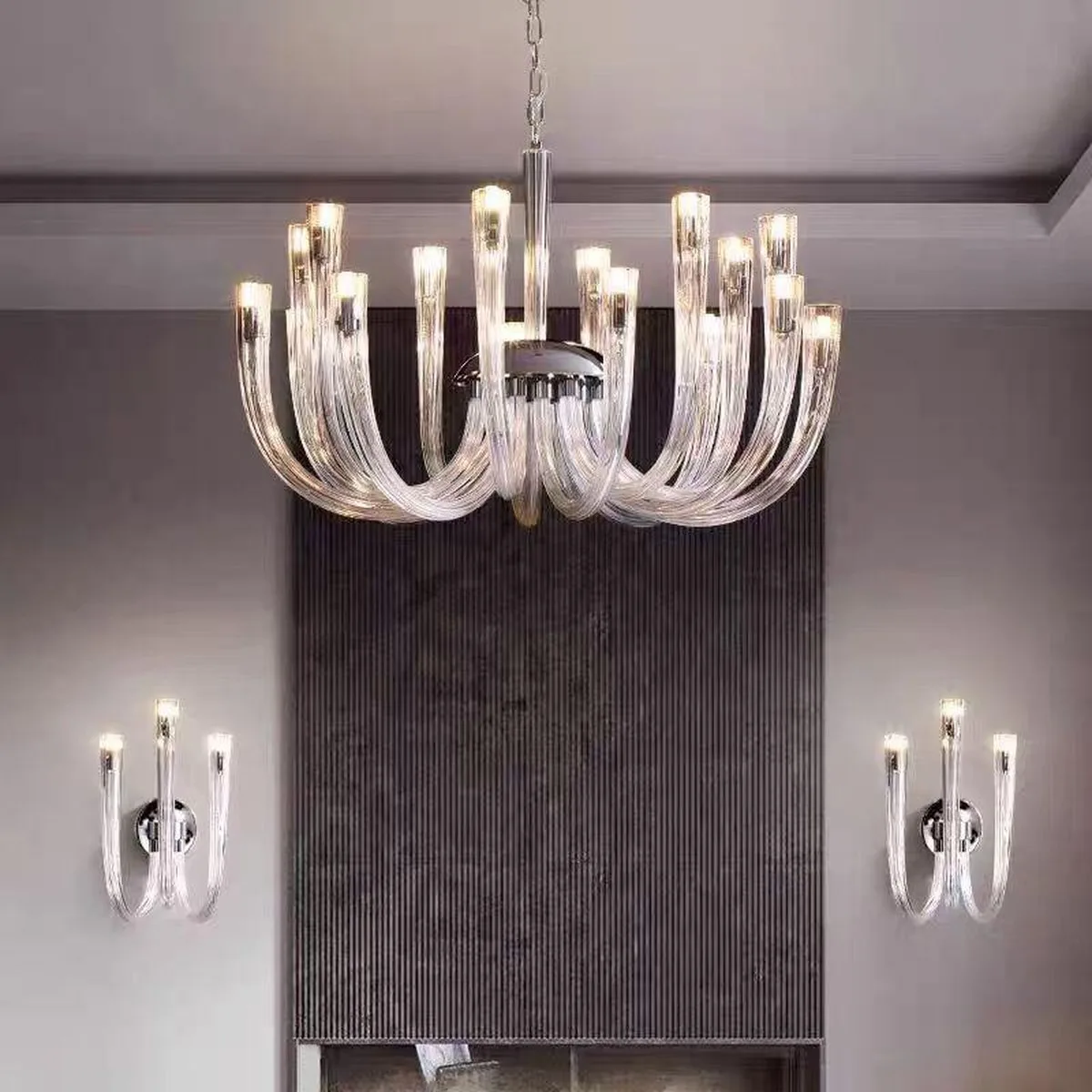 SinWay sinway-murano-097 &middot; Murano Style Crystal Pendant Lamp