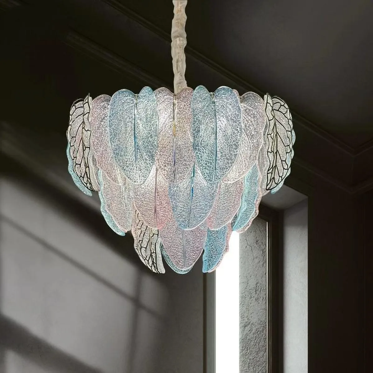 SinWay sinway-murano-222 &middot; Murano Style Crystal Pendant Lamp