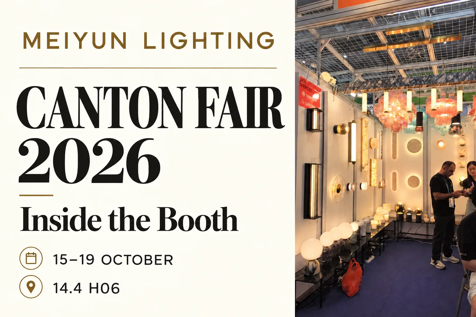SinWay Lighting at Canton Fair 2026: Discover Decorative Lighting for Global Projects