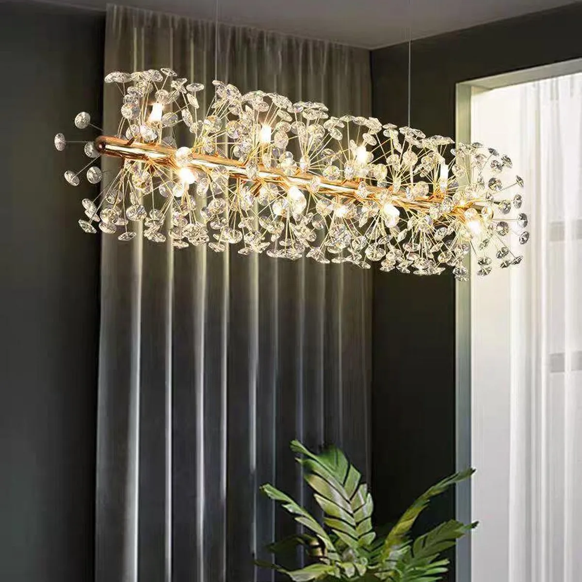 SinWay sinway-murano-137 &middot; Murano Style Crystal Pendant Lamp