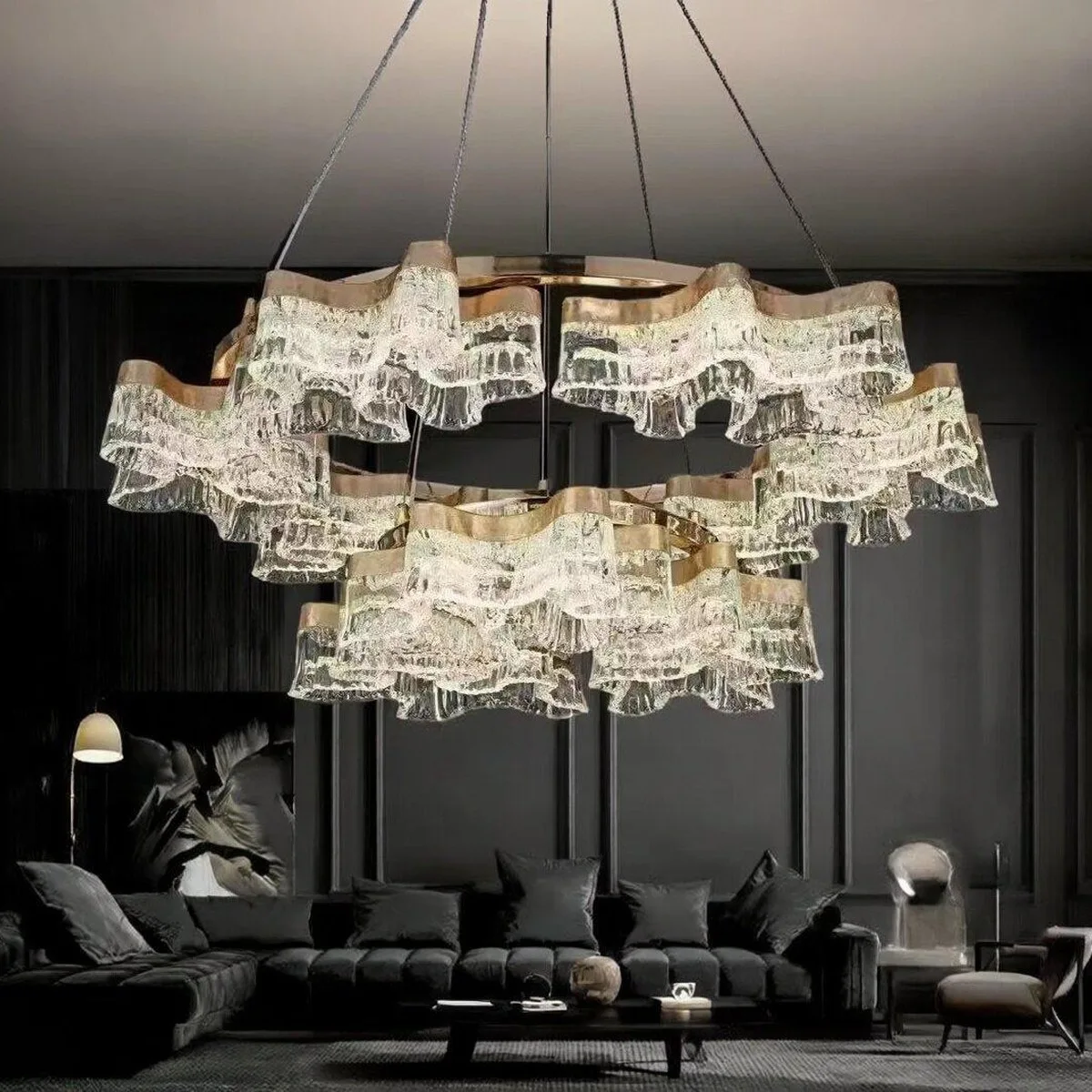 SinWay sinway-murano-183 &middot; Murano Style Crystal Pendant Lamp