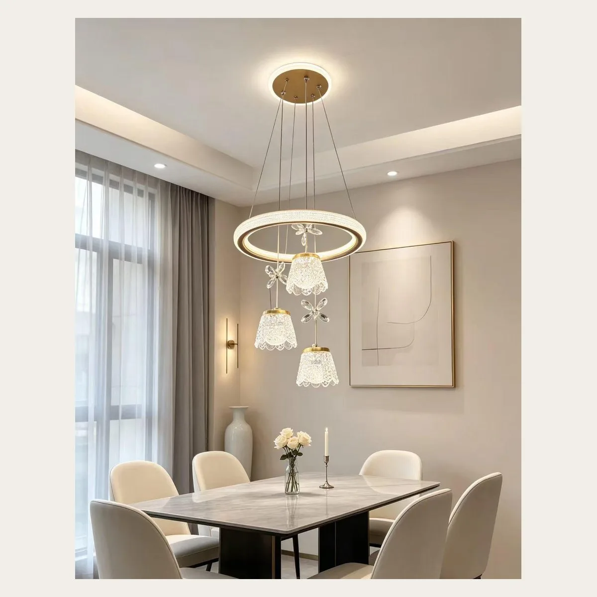 SinWay sinway-alu-pendant-039 &middot; Aluminum & Acrylic Pendant Lamp