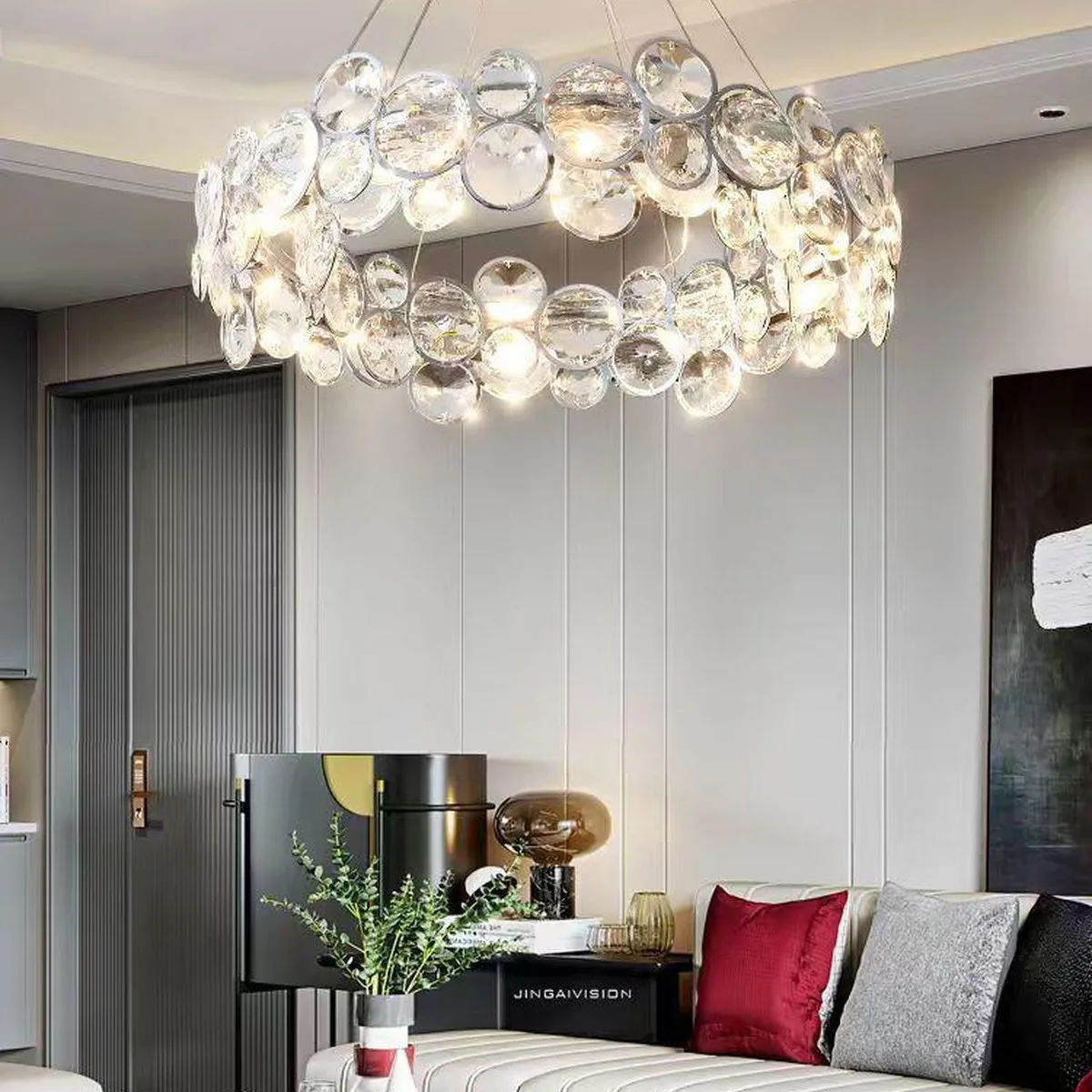 SinWay sinway-murano-059 &middot; Murano Style Crystal Pendant Lamp