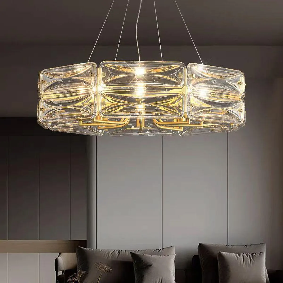 SinWay sinway-murano-031 &middot; Murano Style Crystal Pendant Lamp