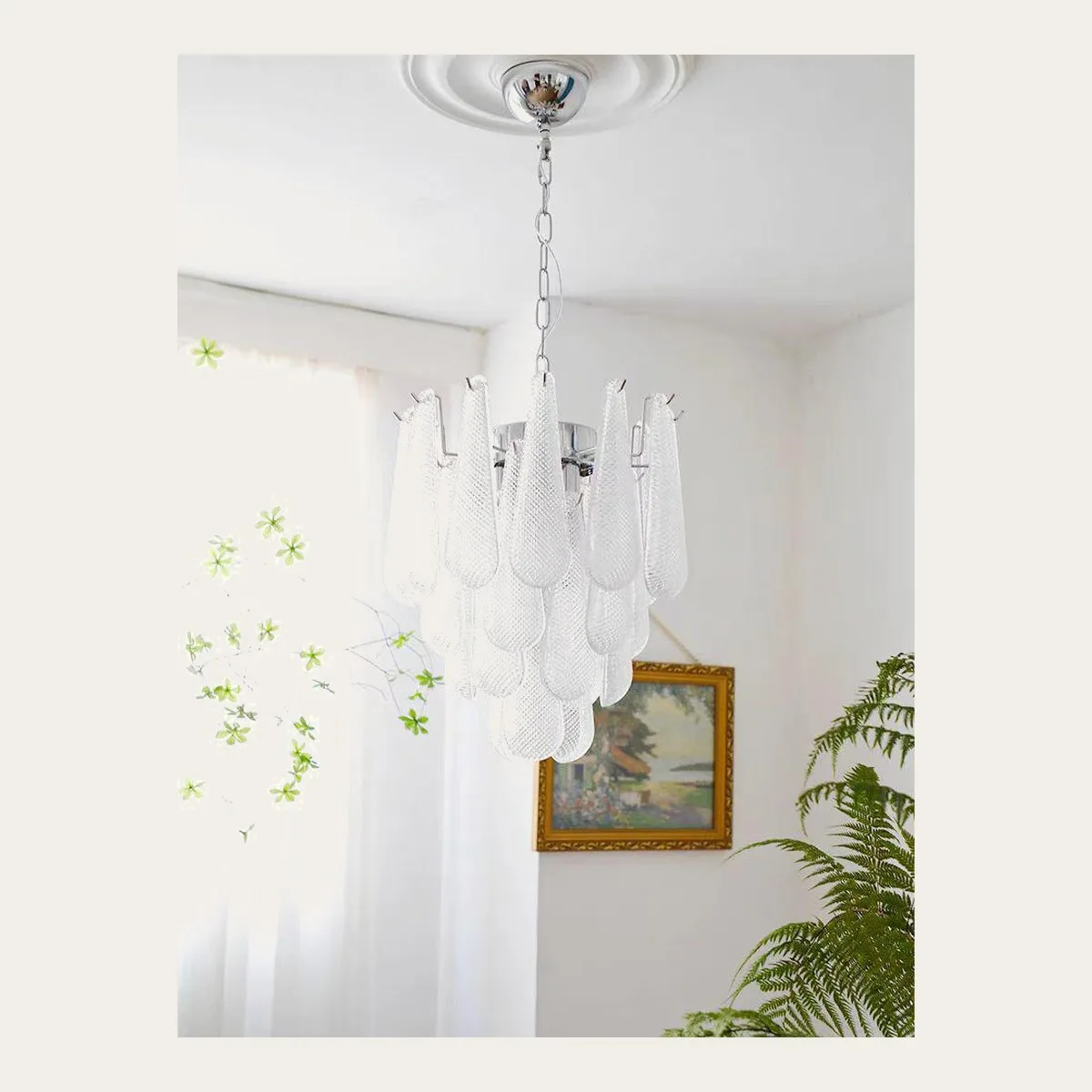 SinWay sinway-murano-011 &middot; Murano Style Crystal Pendant Lamp