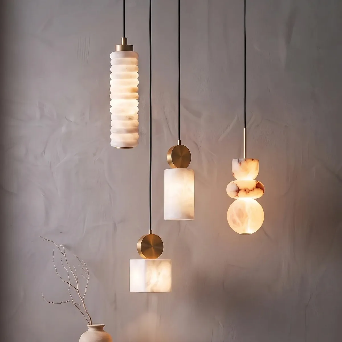 SinWay Natural Marble Pendant Lamp &middot; Collection 07