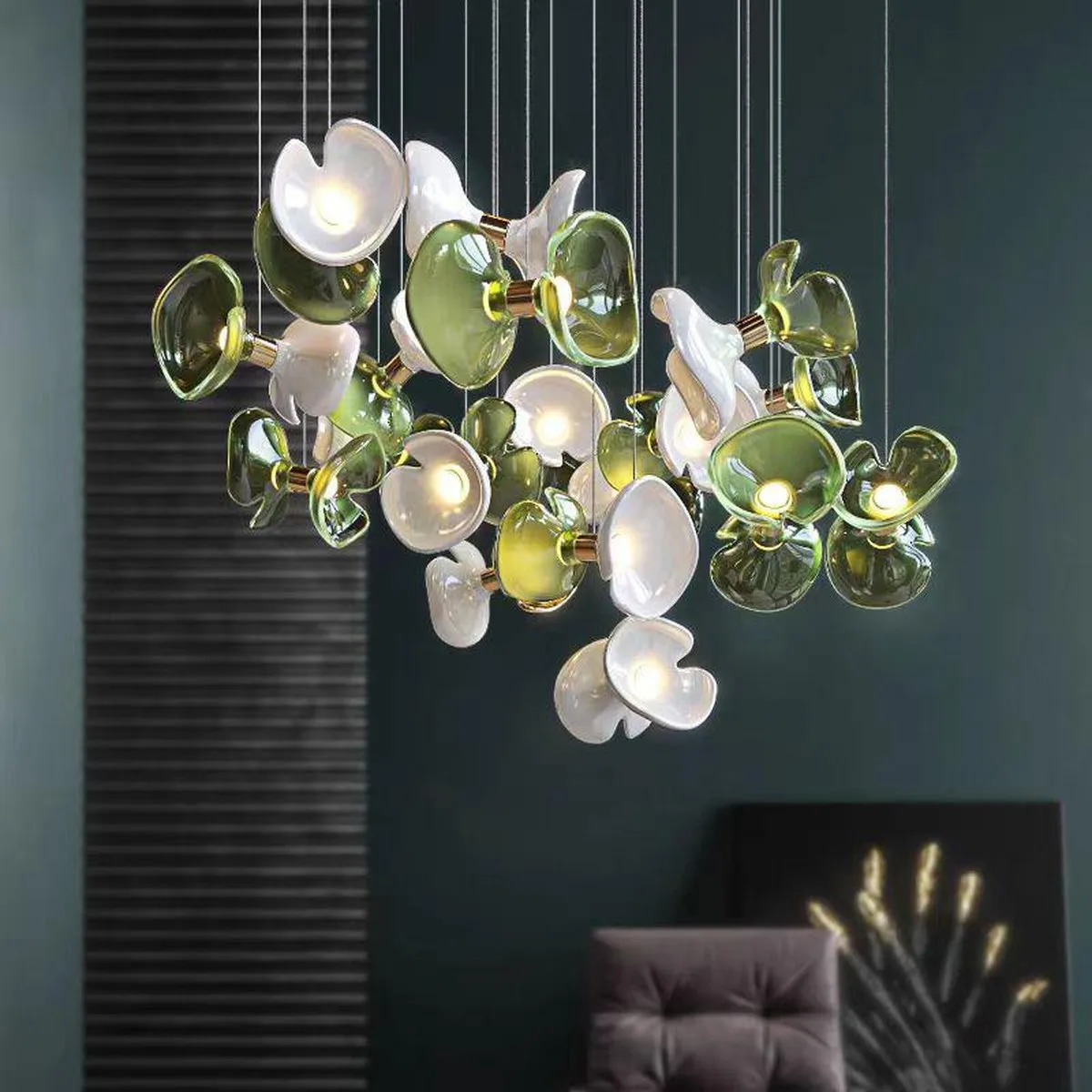 SinWay sinway-murano-104 &middot; Murano Style Crystal Pendant Lamp