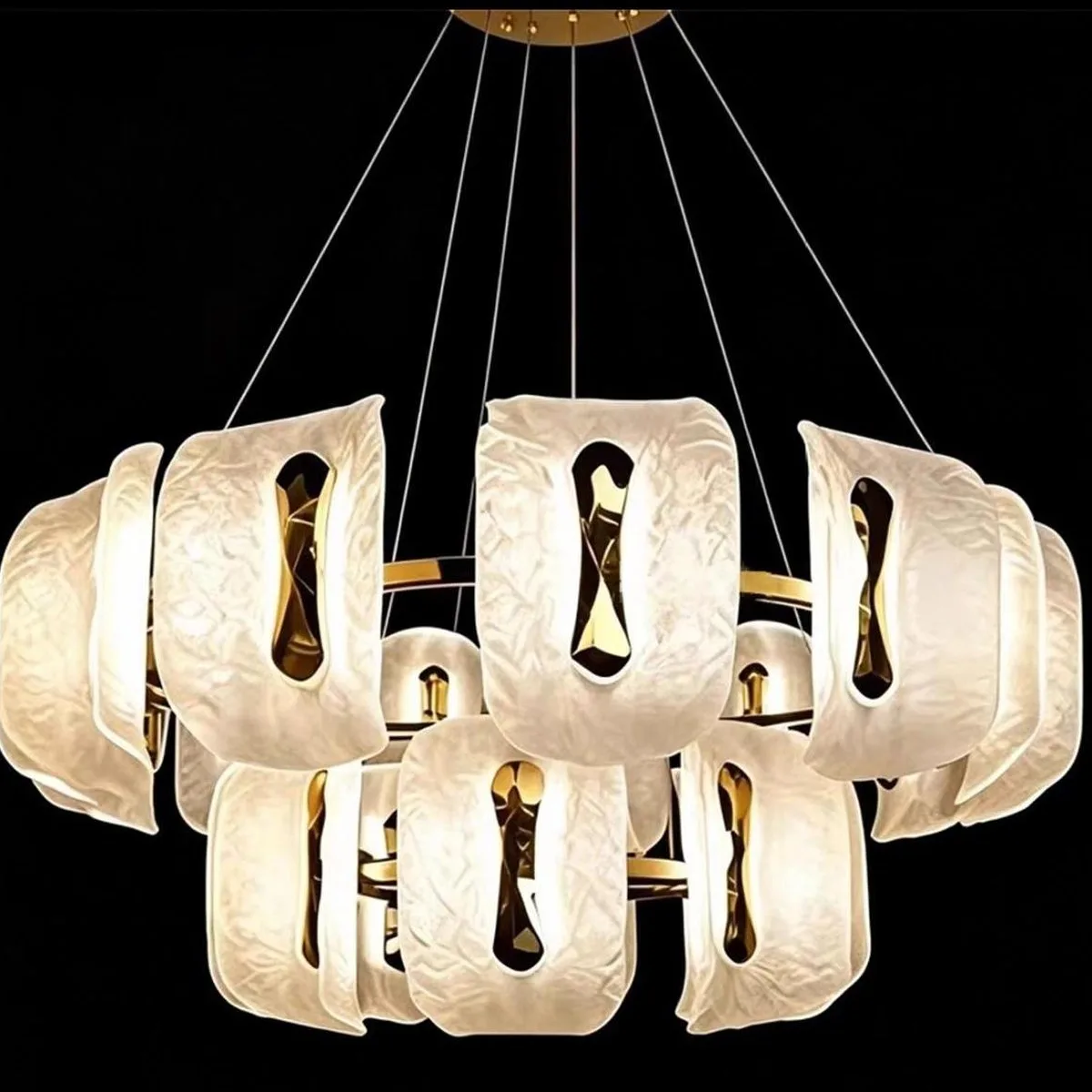 SinWay sinway-murano-216 &middot; Murano Style Crystal Pendant Lamp