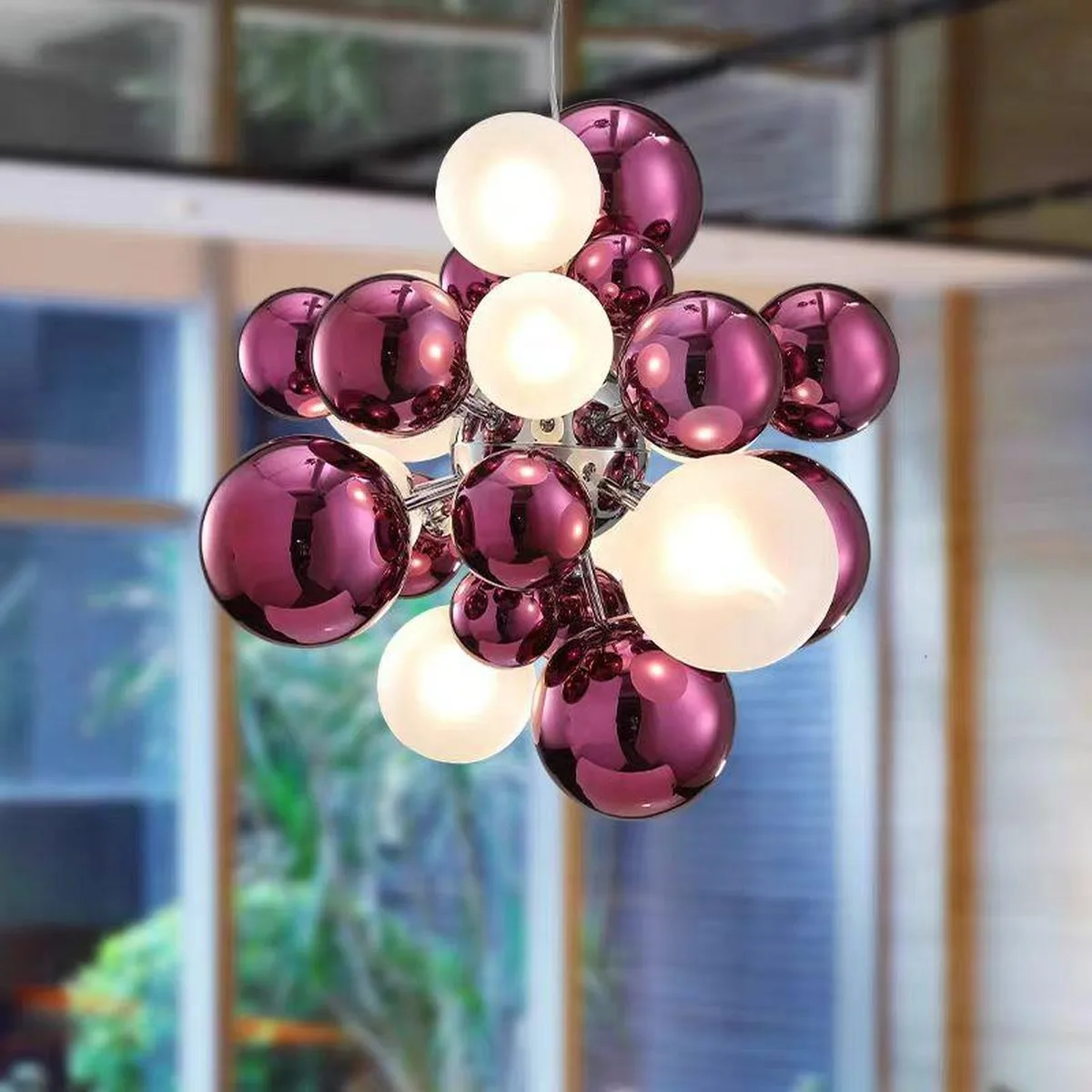 SinWay sinway-murano-165 &middot; Murano Style Crystal Pendant Lamp