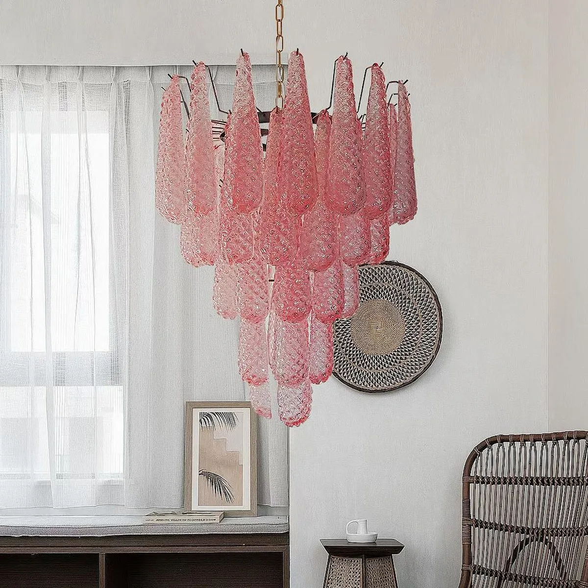 SinWay sinway-murano-009 &middot; Murano Style Crystal Pendant Lamp