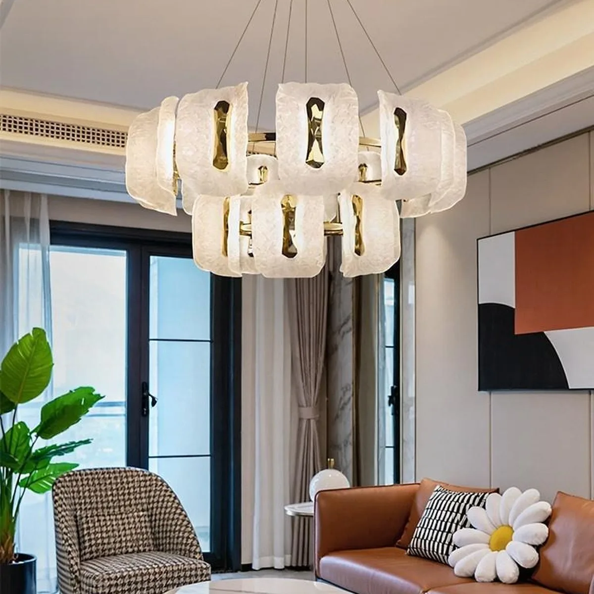 SinWay sinway-murano-214 &middot; Murano Style Crystal Pendant Lamp