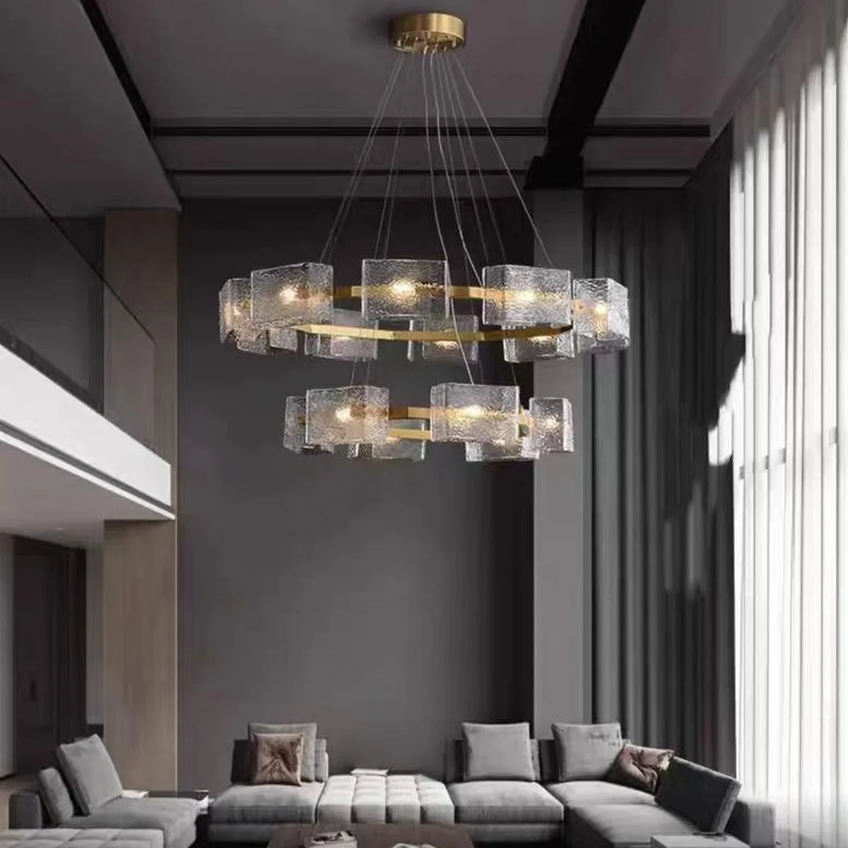 SinWay sinway-murano-123 &middot; Murano Style Crystal Pendant Lamp