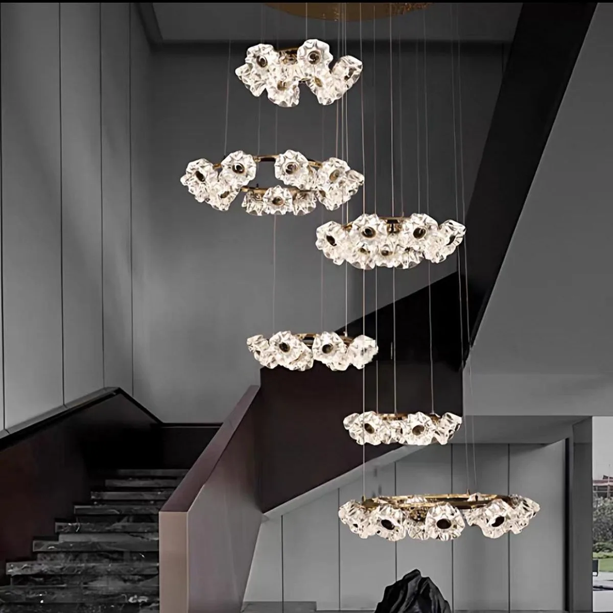 SinWay sinway-murano-175 &middot; Murano Style Crystal Pendant Lamp
