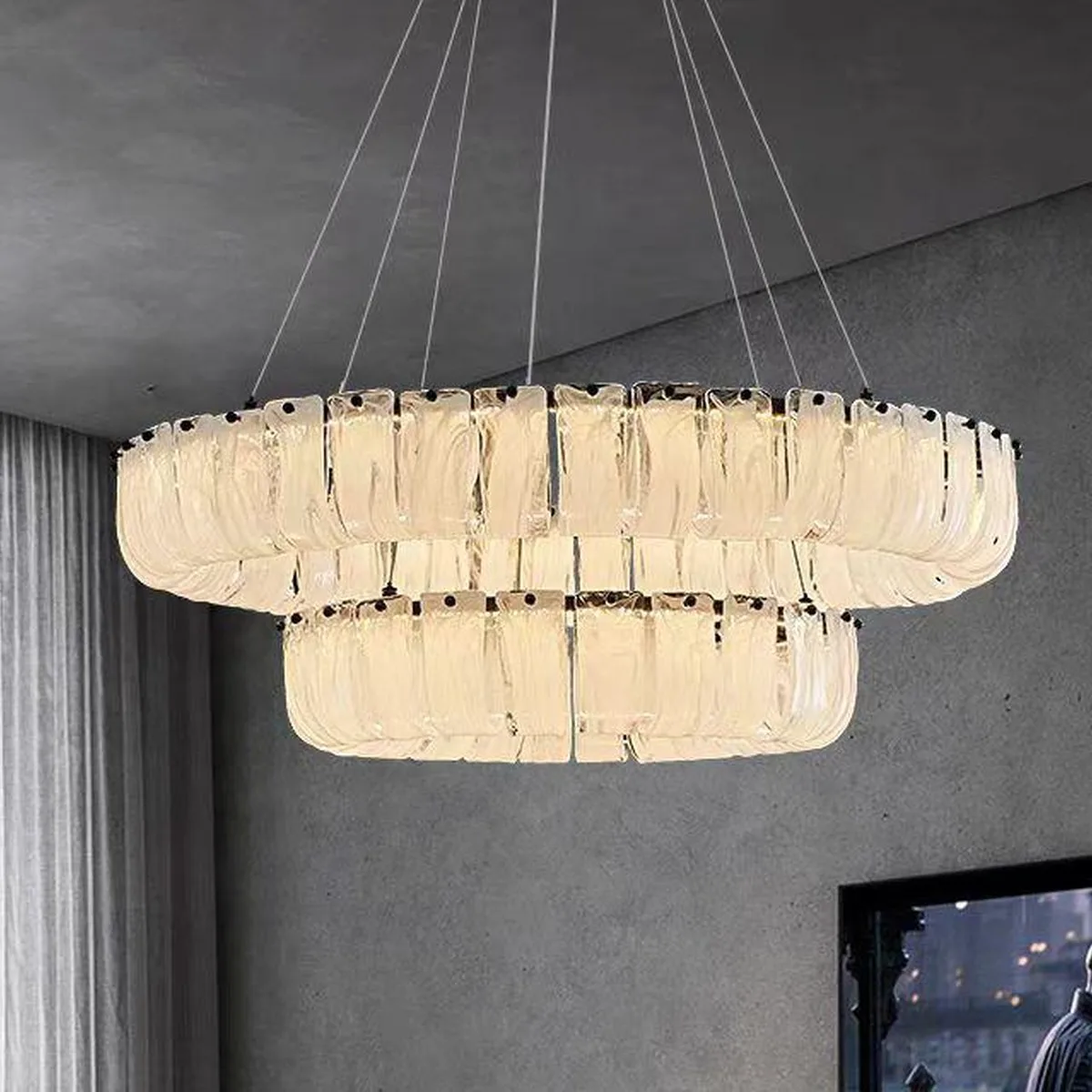 SinWay sinway-murano-135 &middot; Murano Style Crystal Pendant Lamp