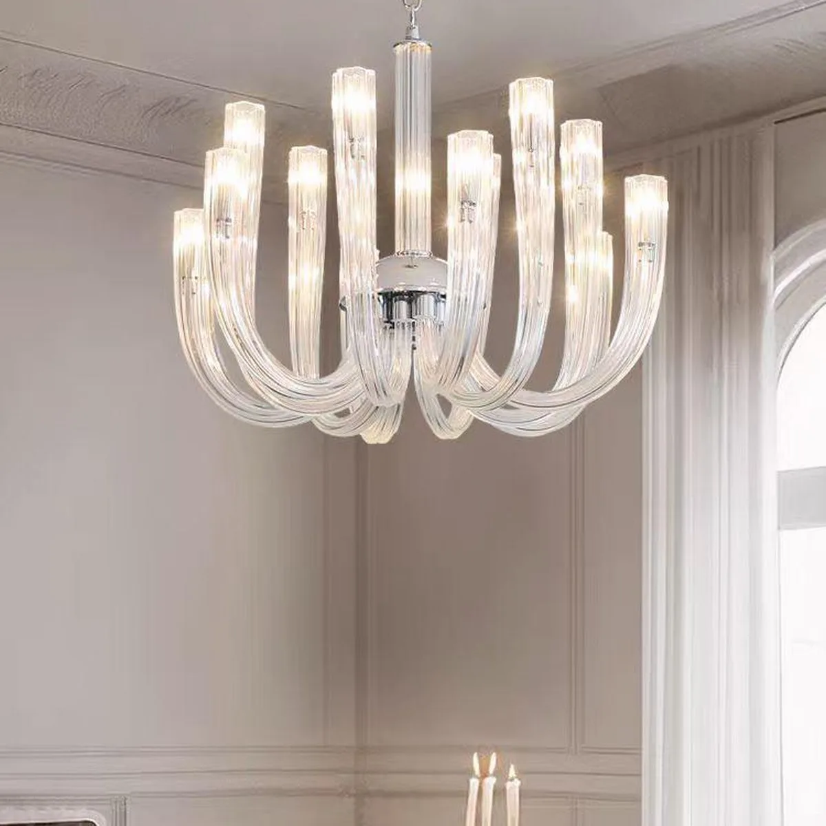 SinWay sinway-murano-100 &middot; Murano Style Crystal Pendant Lamp
