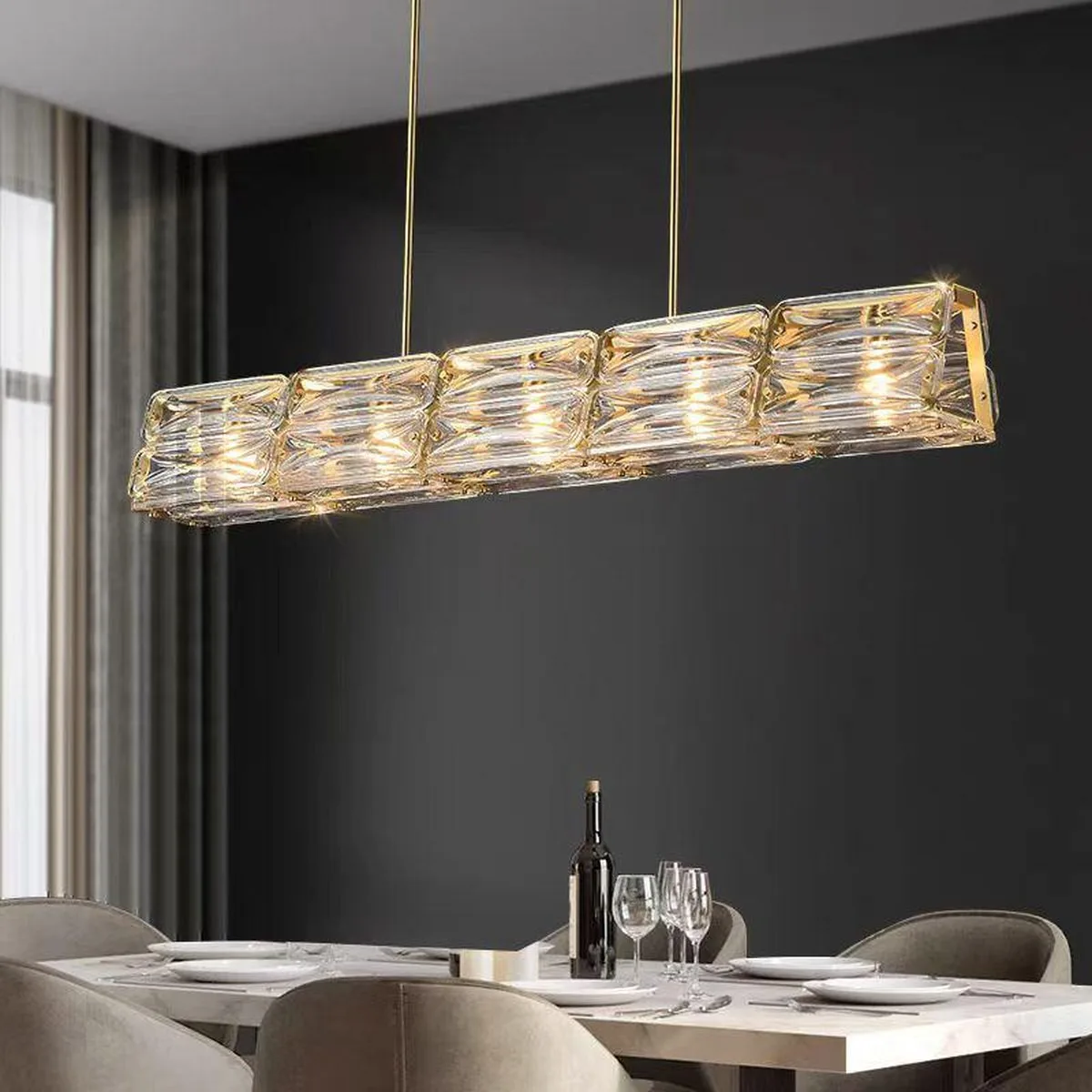 SinWay sinway-murano-027 &middot; Murano Style Crystal Pendant Lamp
