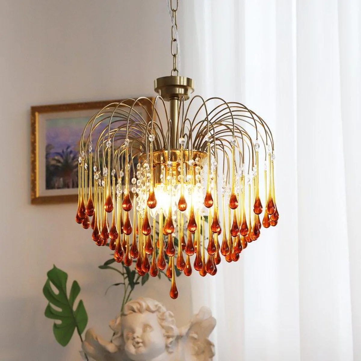 SinWay sinway-murano-188 &middot; Murano Style Crystal Pendant Lamp
