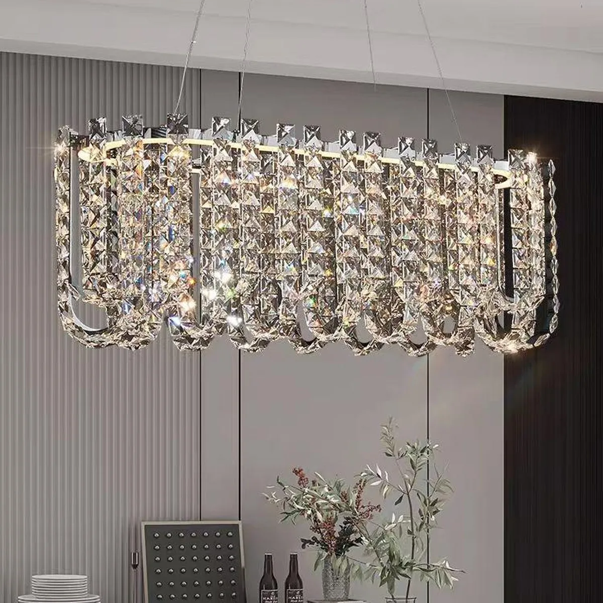 SinWay sinway-murano-017 &middot; Murano Style Crystal Pendant Lamp