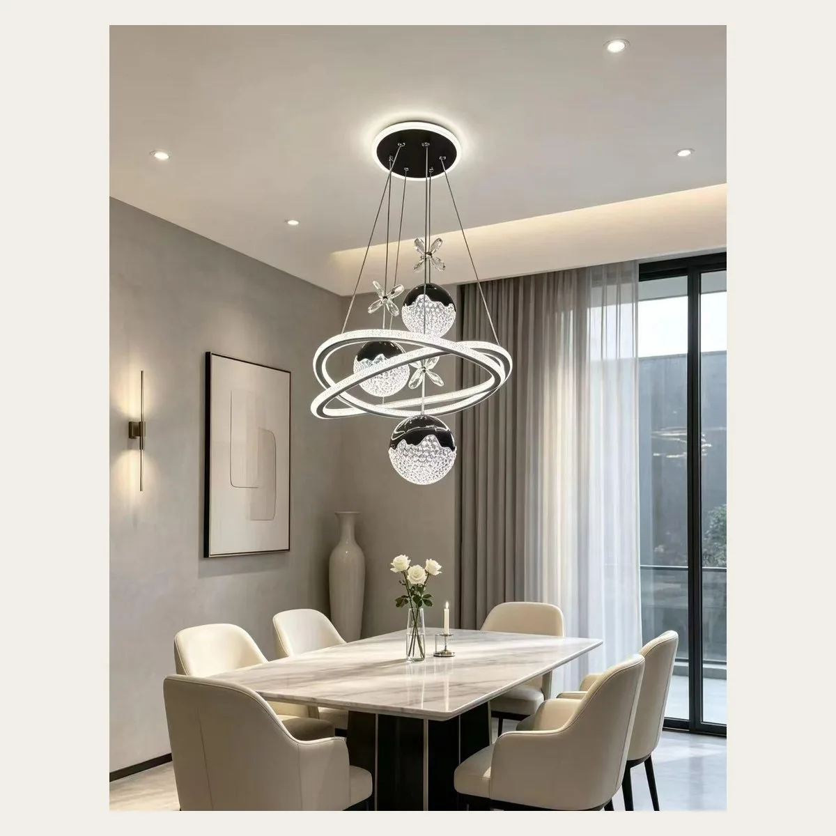 SinWay sinway-alu-pendant-038 &middot; Aluminum & Acrylic Pendant Lamp