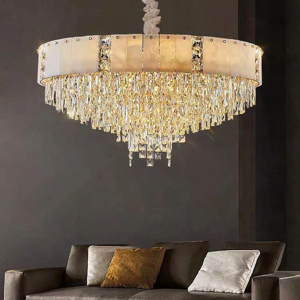 SinWay sinway-murano-093 &middot; Murano Style Crystal Pendant Lamp