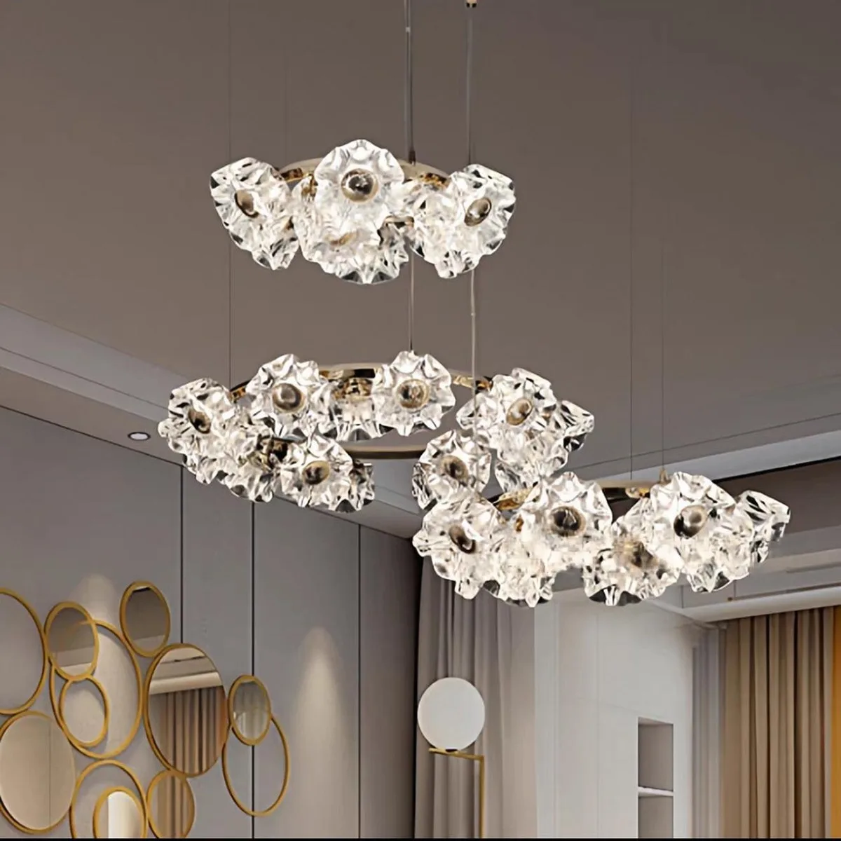 SinWay sinway-murano-177 &middot; Murano Style Crystal Pendant Lamp