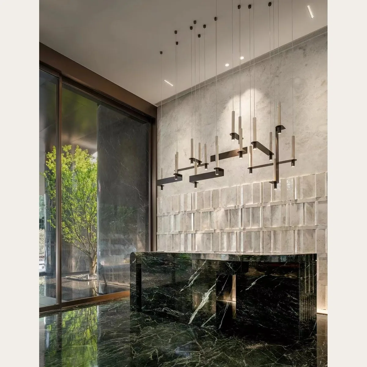 SinWay Natural Marble Pendant Lamp &middot; Collection 10